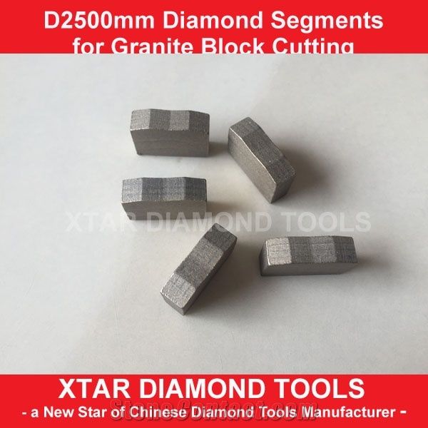 Xtar High Quality Diamond Cutting Segments for Medium Hard Granite