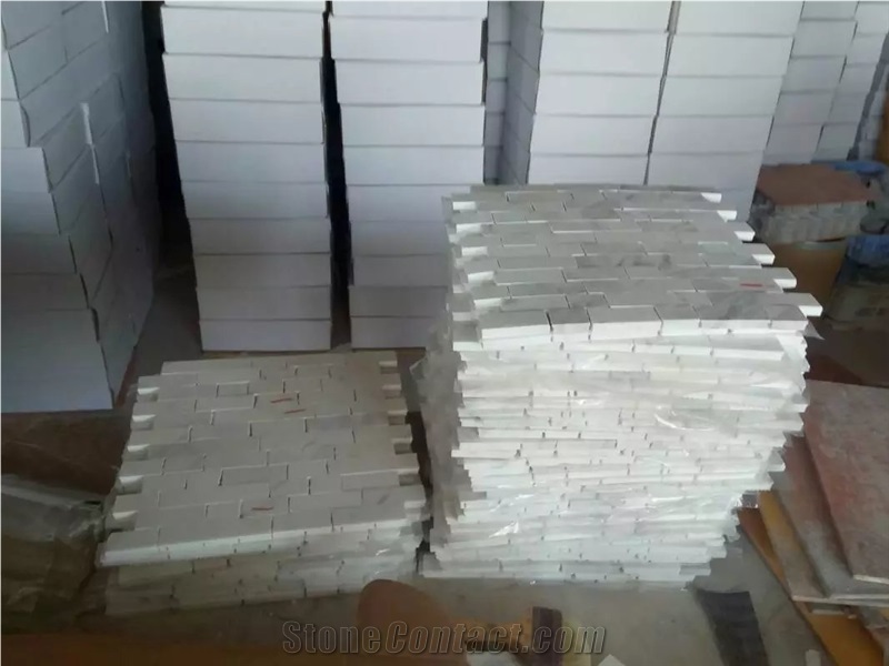 Light Marble Wall Clading Competitive Prices, White Marble Mosaic Pattern