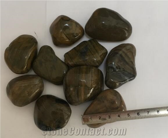 Brown River High Polished Pebbles Stones