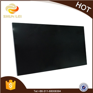Chinese Pure Black Granite Slabs & Tiles, Shanxi Black Granite