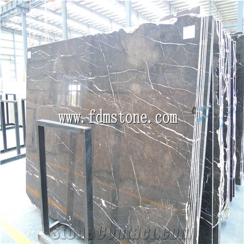 China King Flower Grey Marble Polished Natural Stone Tiles & Slabs,Overlord Glory,Fossil Gray,Laventol Grey Pearl,Overlord Flower Marble