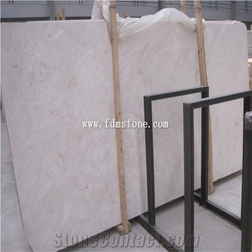 China Statuario White Marble with Grey Line Slab