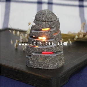Customized Design Special Stone Basalt Candelabrum with Lowest Price