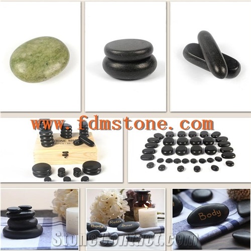 Hot Stone Massage Set,Basalt/Marble/Chakra Stones