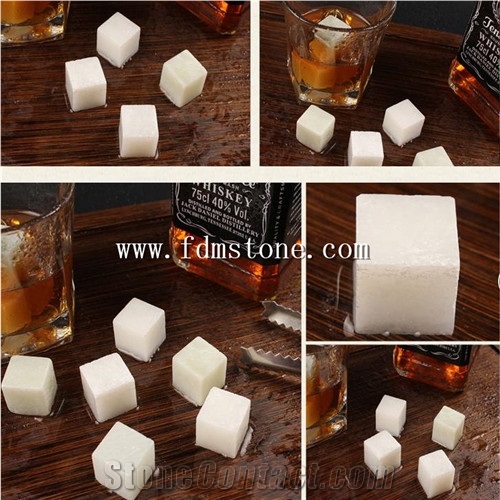 Ice Cube Granite Basalt Marble Soapstone Chilling Rocks Whiskey Rock Beer Stones Wine Cube Christmas Gift