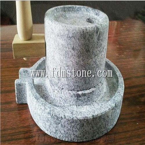 Maccha Stone Mill Small Stone Mill,Flour Milling Stone for Home Use