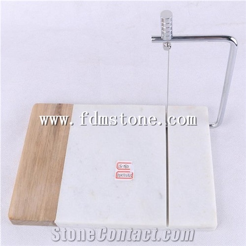 Marble Wood Splice Chopping Block Board Kitchen Supplies