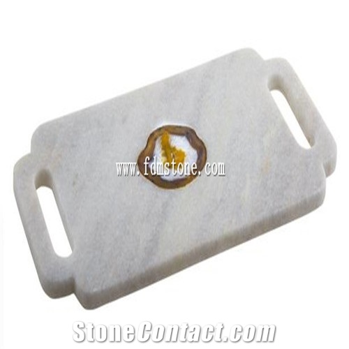 Natural Stone Decorating Food Plate Cutting Board
