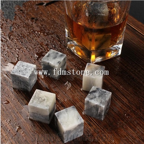 Soapstone Icecube , Whisky Ice Cube Stone , Wine Stone