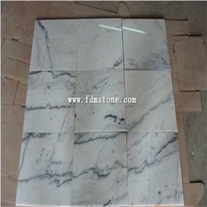 White Marble with Gray Vein Project Size