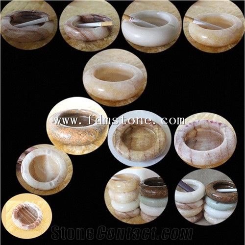 Wholesale Factory Price Onyx Stone Ashtray for Sale Polished Onyx Block for Craft