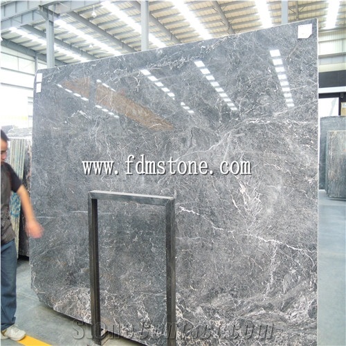 Yves Saint Laurent Grey Marble,Grey Marble with White Line Slab