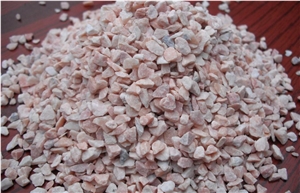 Fargo Pink Gravels, Pink Aggregates, Chinese Pink Sand for Decoration