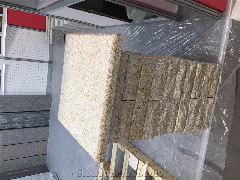 Yellow Granite G350 Wall Panel Gate Post for the Door Use