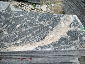 China Juparana Granite ,Polished Tiles & Slabs, Multicolor Red,Rosso Crepuslolo,Gris Pinto