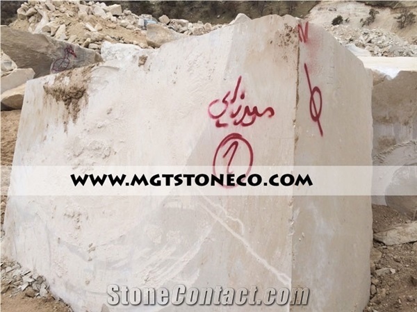 Iran Beige Gohare Limestone, Gohare Beige Limestone Block