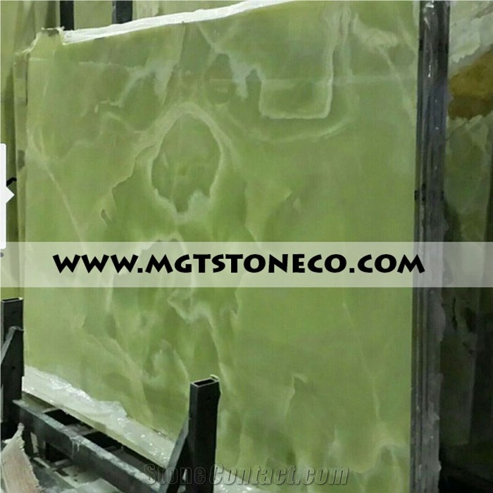 Iran Green Onyx Slabs & Tiles, Polished Onyx Floor Covering Tiles, Walling Tiles