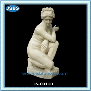 Life Size Stone Nude Lady Statue