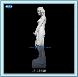Life Size Stone Nude Lady Statue