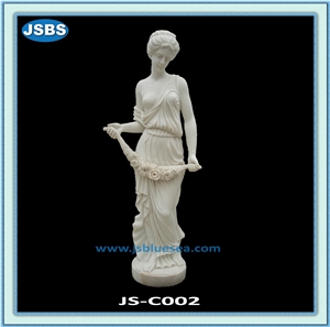 White Marble Figure Sculpture for Decoration