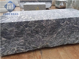 China Juparanamulticolour Grain Wave Sand Granite Tiles & Slabs, Grey Granite Polished Tiles, Flooring and Walling Tiles