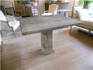 China Classic Travertine Tablesets Antique Style