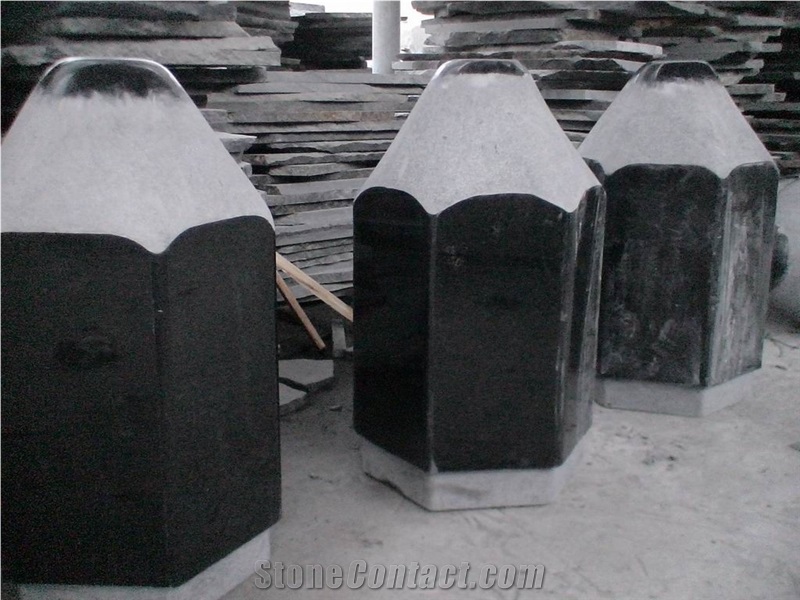 G684 Black Basalt Polished Steps,Stairs Interior Stone Staircases