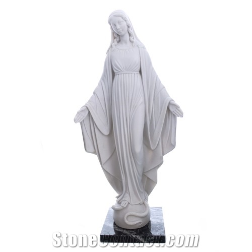 White Marble Four Seasons Female Human Handcarved Sculptures for Exterior Garden Statues