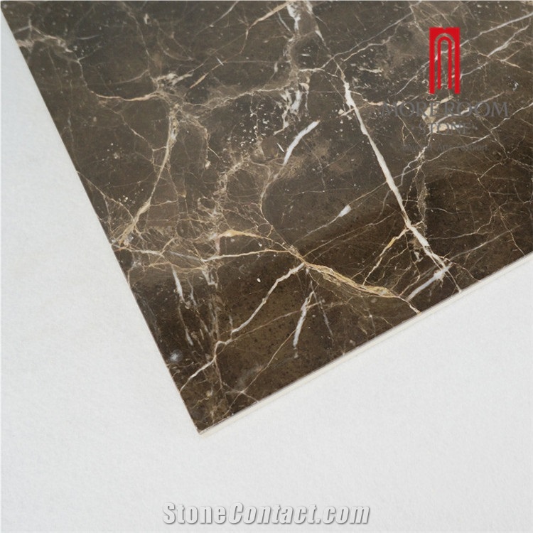 32x32" Chinese Emperador Thin Marble Veneer