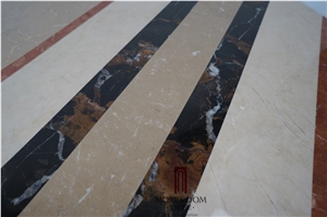 Black Marble and Red Marble Floor Tile Composite Marble Tile 600x600 Cheap Marble Tile