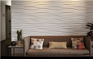 Cnc 3d Design White Marble Wall Panels Decoration