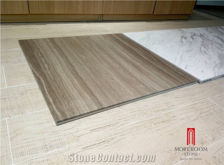 Grey Serpeggiante Super Thin Laminate Marble Flooring Tiles