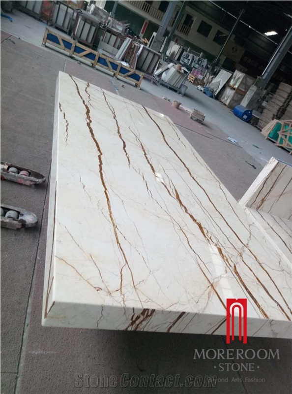 Thin Marble with Alumnium Honeycomb Panel Backing Marble Kitchen Tops
