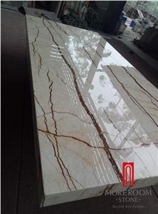 Thin Marble with Alumnium Honeycomb Panel Backing Marble Kitchen Tops