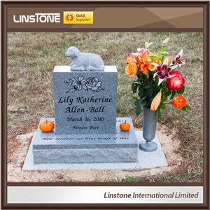 Small Size Design Headstone with Angel Wings for Children Babies