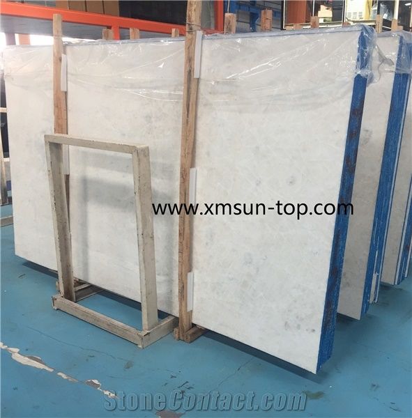 China Sun White Marble Slabs,Crystal White Marble Wall Covering,New White Marble Stone Panels,Snow White Marble Tile for Flooring, Interior and Exterior Decoration,White Marble with Natural Ice Cracks