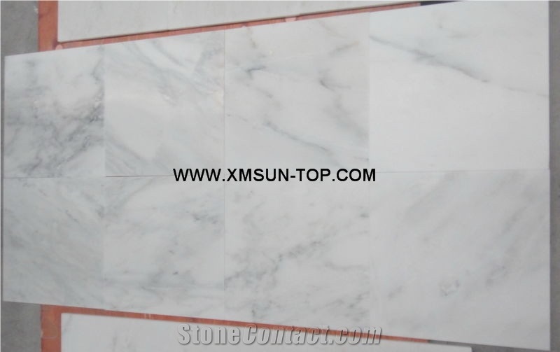 China White Marble with Light Grey Veins/Chinese Marble Tile&Cut to Size/Square Stone Panel/Marble Floor Covering Tiles/Marble Wall Covering Tiles/Interior&Exterior Decoration/Natural Stone