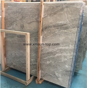 Chinese Ice Grey Marble Slabs&Tiles, New Polished Grey Marble Wall Covering, Natural Grey Marble Stone Panels, Silver Grey Marble Tile for Flooring, Interior and Exterior Decoration, China Gray Marble