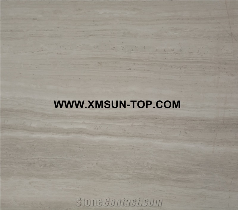 Chinese Light Grey Wooden Marble Slabs/Grey Wood Wave Marble Slab&Tile for Hotel Mall Hall Floor & Wall Covering/China Grey Veins Marble/Grey Wood Marble Decoration Tiles