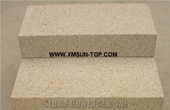 G682 Granite Steps/Desert Gold Granite Stair/Gold Leaf China Granite Stair Riser&Stair Treads/Golden Sand Granite Staircase/Giallo Yellow Steps