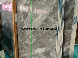 Ice Grey Marble Slab/Light Grey Marble Slabs&Tiles/Big Slabs&Gangsaw Slabs&Strips(Small Slabs)&Customized/Polished Marble/Interior Decoration/For Floor & Wall Paving/Nature Stone