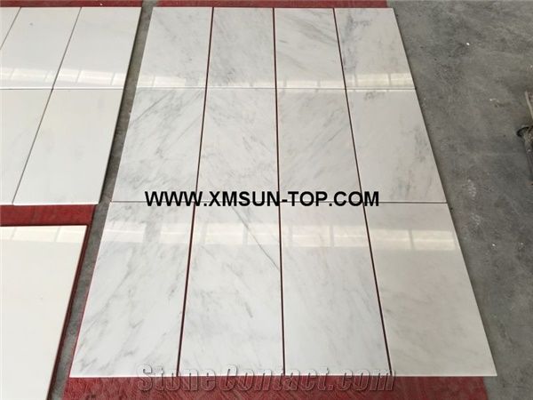 Polished China White Marble with Light Grey Veins/China Marble Tile&Cut to Size/Rectangle Stone Panel/Marble Floor Covering Tiles/Marble Wall Covering Tiles/Interior&Exterior Decoration/Natural Stone