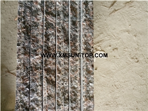 Polished Tan Brown Granite Small Slabs&Strips/Dark Tan Granite Slabs for Flooring & Wall Covering/English Brown Granite Panel/Tan Brown Blue Granite/Interior and Exterior Decoration