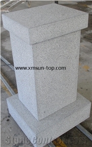 Sesame Black Parking Stones, China G654 Black Granite Car Stop Stones, Dark Grey Granite Parking Curbs& Barriers, China Impala Nero Car Parking Stone, Landscaping Natural Stone, Garden Stone