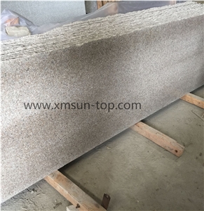 SUN TOP G681 Granite Slabs, Rose Pink Stone Panels for Wall Covering, Rosa Pesco Granite, Shrimp Red Small Slabs(Strips)&Tiles&Cut to Size