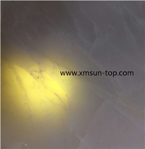 Sun White Marble Slabs&Tiles, Chinese Special White Marble Big Slabs, White Marble Backlit, Natural Ice Cracked Marble, Ice White Marble Wall&Flooring Covering, Own Marble Quarry