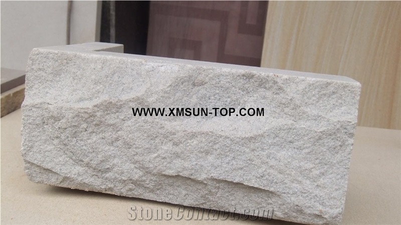White Sandstone Mushroom Stone/Pure White Sandstone Mushroom Wall Stone Snow White Sandstone Wall Tiles/ Exterior Decoration/ Customize White Sandstone/ Wall Covering