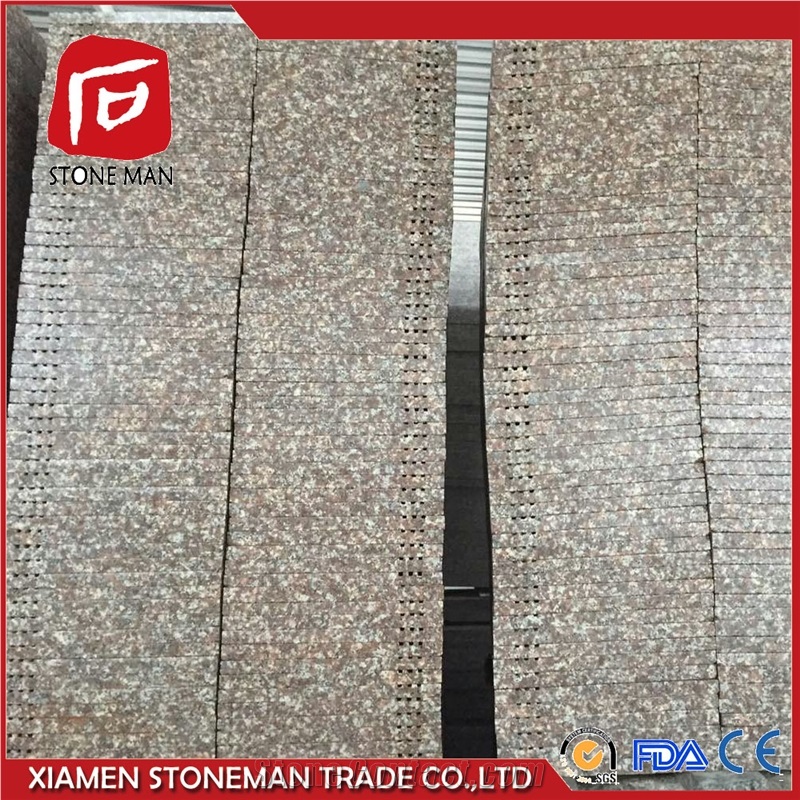 G687 Granite Tile with Antislip Strip Stairs & Steps