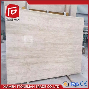 Popular White Travertine Wall/Floor Tiles/Slabs, Turkey White Travertine