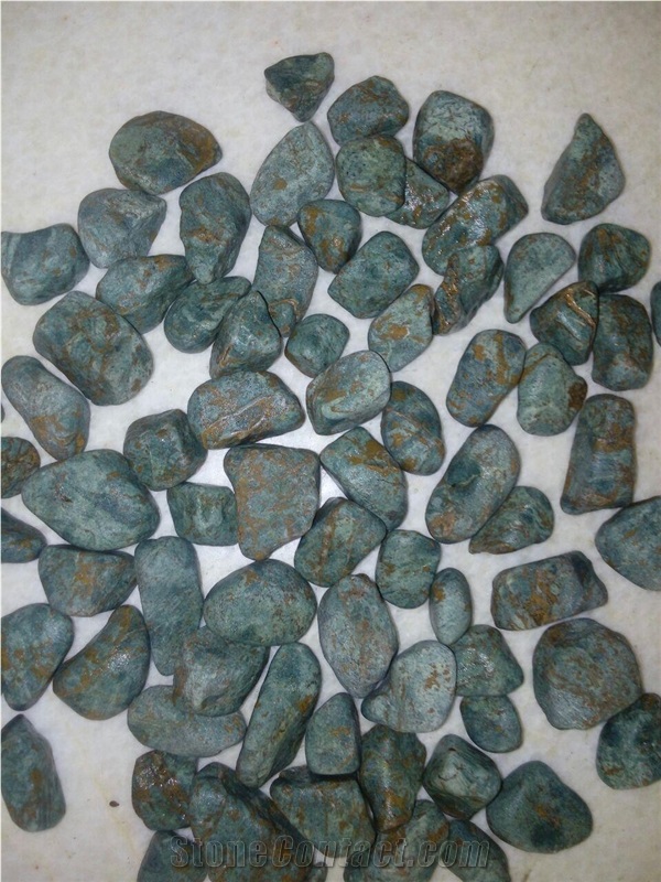 Turquoise Pebble, Blue Quartzite Pebble & Gravel